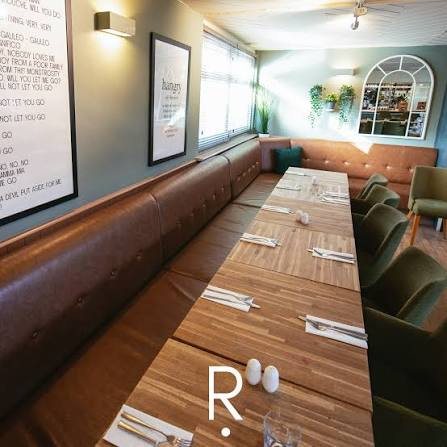 Bar and restaurant interior at The Ridgeway in Newport